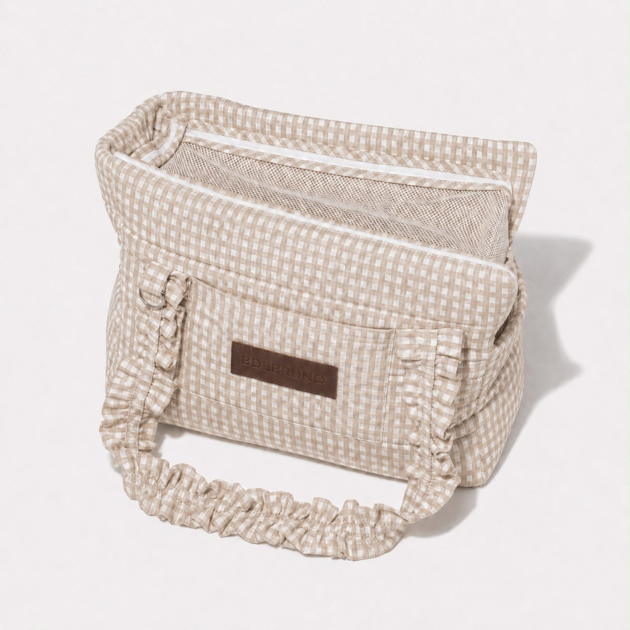 Bolso Transportín Vichy Beige