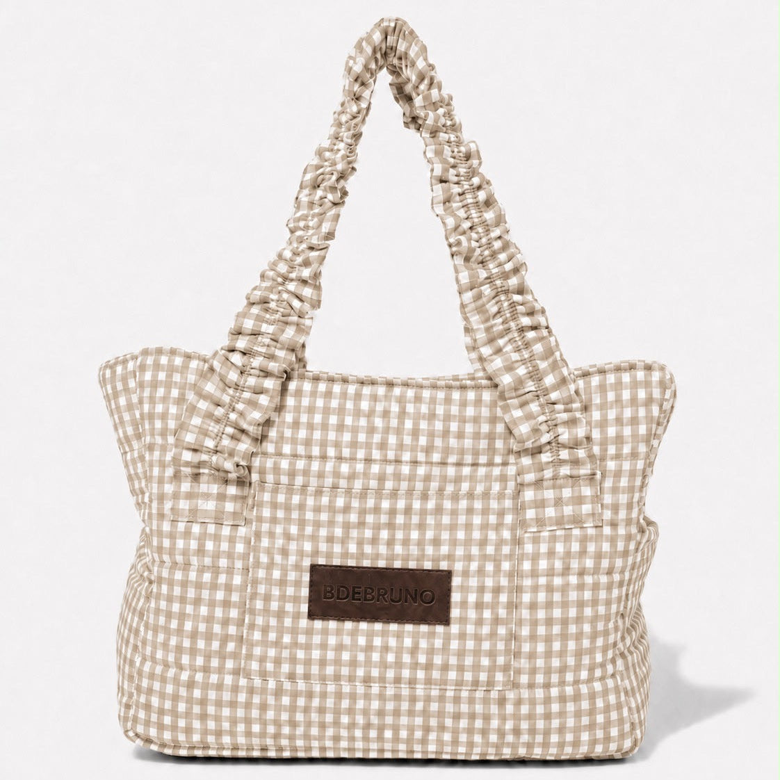 Bolso Transportín Vichy Beige
